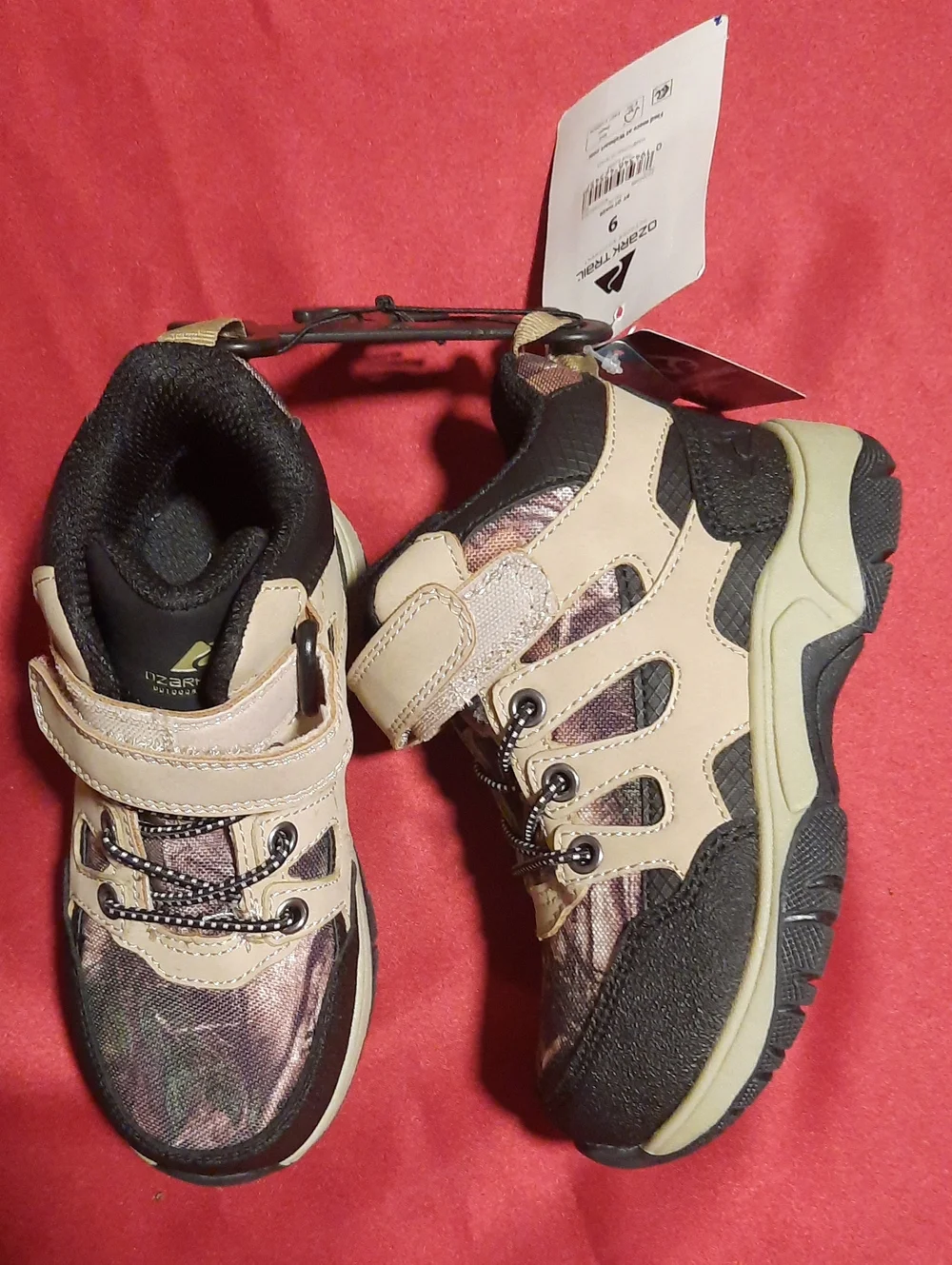 Ozark Trail Boys Camoflauge Hiker Boots